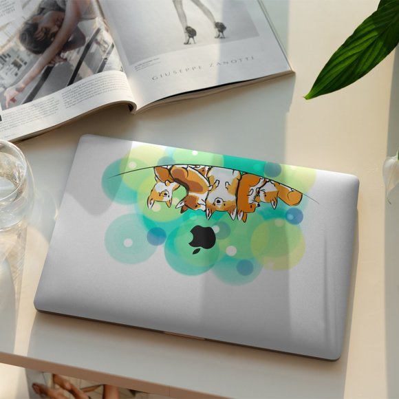 Welsh Corgi Painted Dog case for apple MacBook All Generations Air Pro - Picture 4 of 5